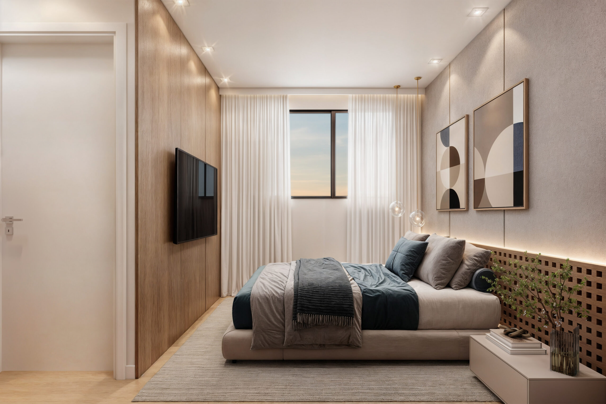 Quarto do apartamento
